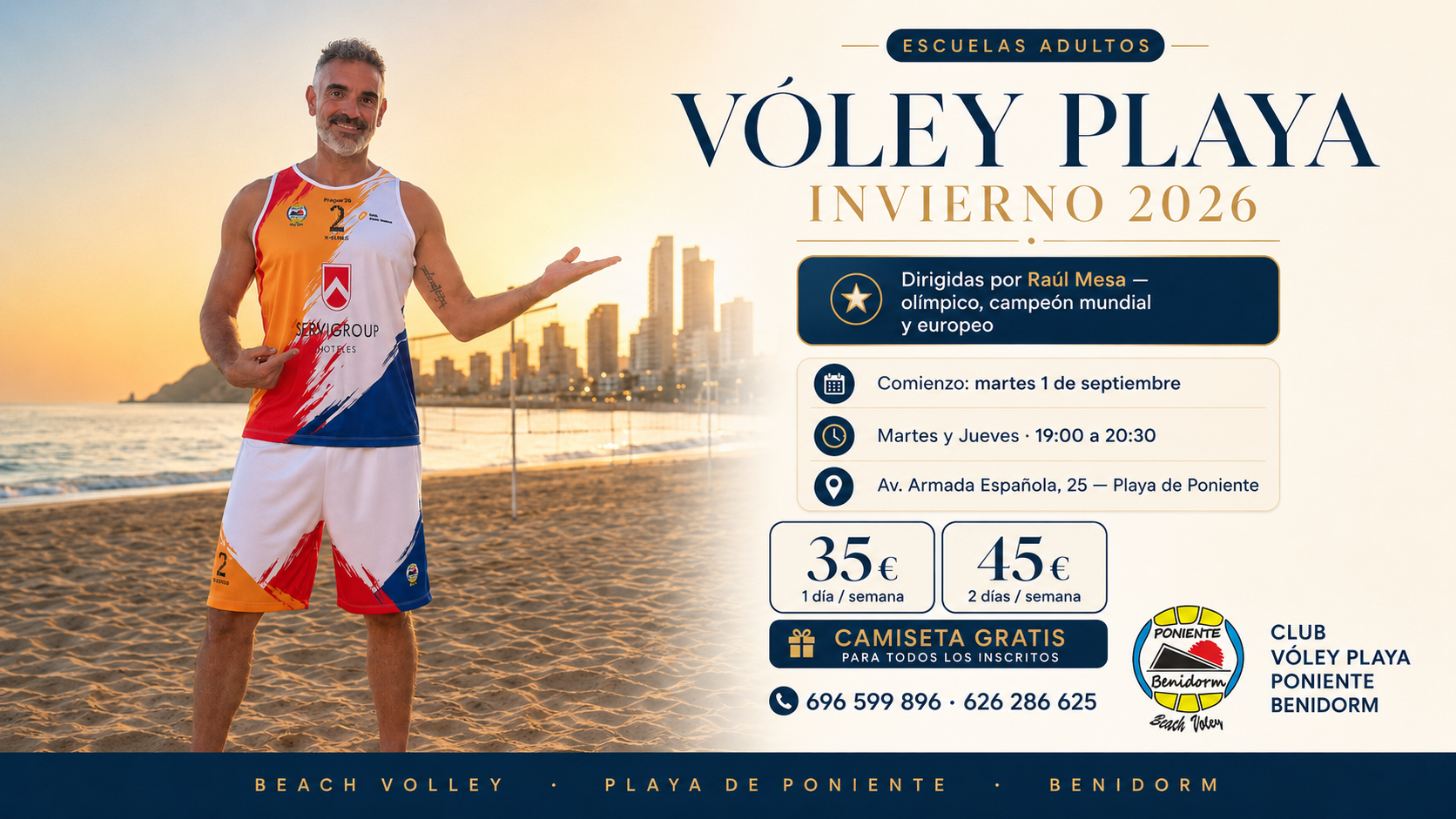 ESCUELAS INVIERNO VOLEY PLAYA BENIDORM